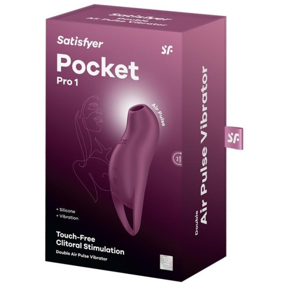Stimulateur de Clitoris Pocket Pro 1 Framboise