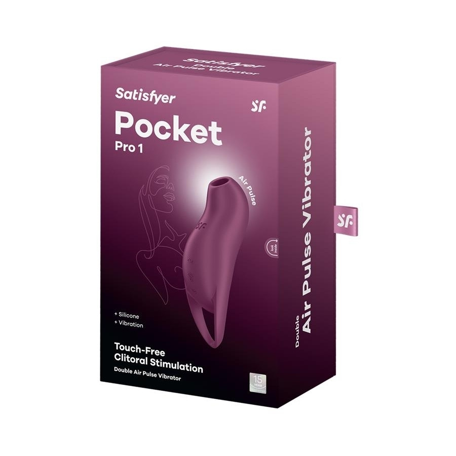 Stimulateur de Clitoris Pocket Pro 1 Framboise