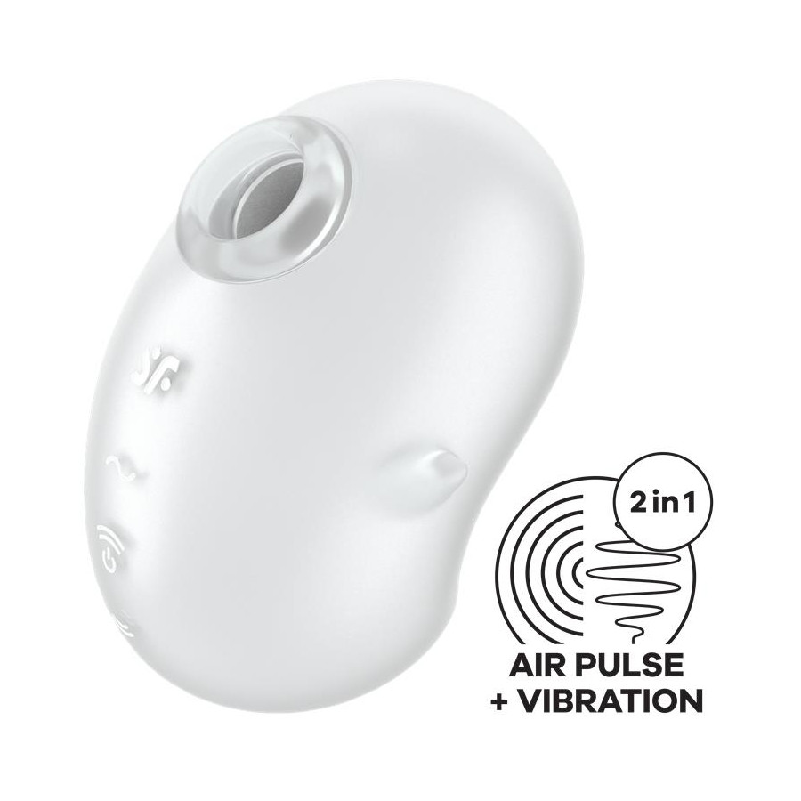 Stimulateur de Clitoris Cutie Ghost Blanc Stimulateur de Clitoris Cutie Ghost Blanc