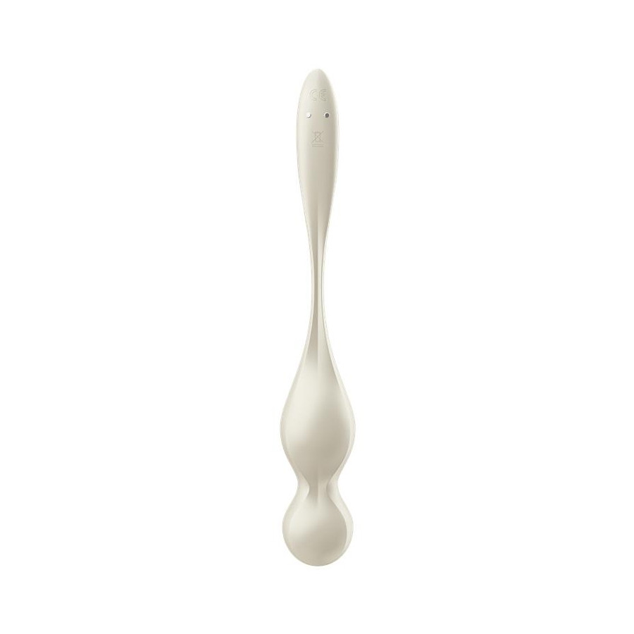 Love Birds 1 Kegel Balls with APP White