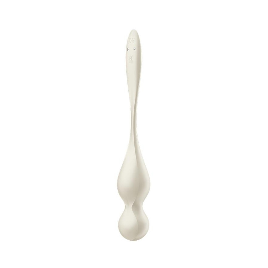Love Birds 1 Kegel Balls with APP White