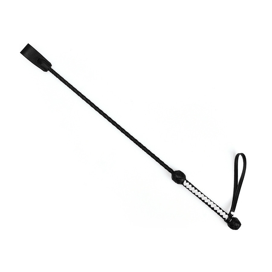 Woveny Leather Whip 64cm