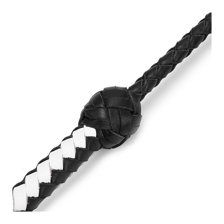 Woveny Leather Whip 64cm