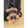 Ours Peluche Porte-Clés Beari Harness Noir