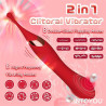 Stimulateur de clitoris Onax Double Pulse Rouge