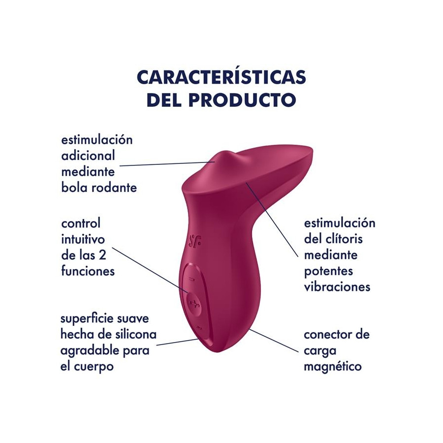 Stimulateur de Clitoris Exciterrr Cerise