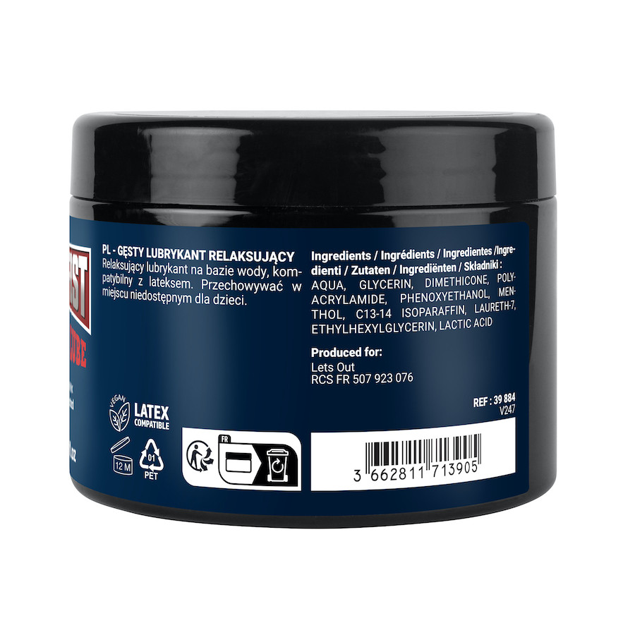 Lubrifiant épais relaxant Fuck & Fist FF Extreme Lube 500ml