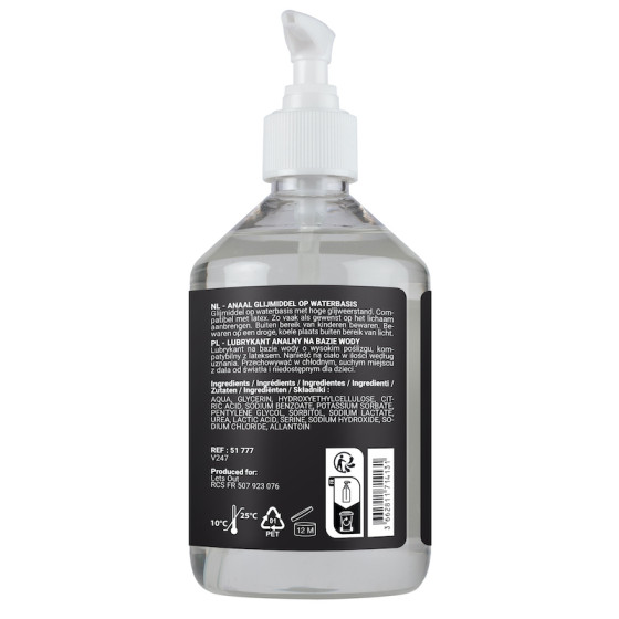 Lubrifiant à base d'eau Sensualube Anal 500ml