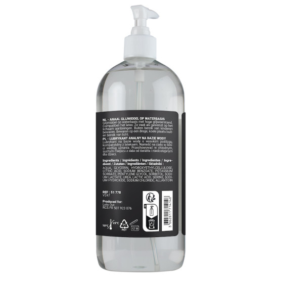 Lubrifiant à base d'eau Sensualube Anal 1 Litre