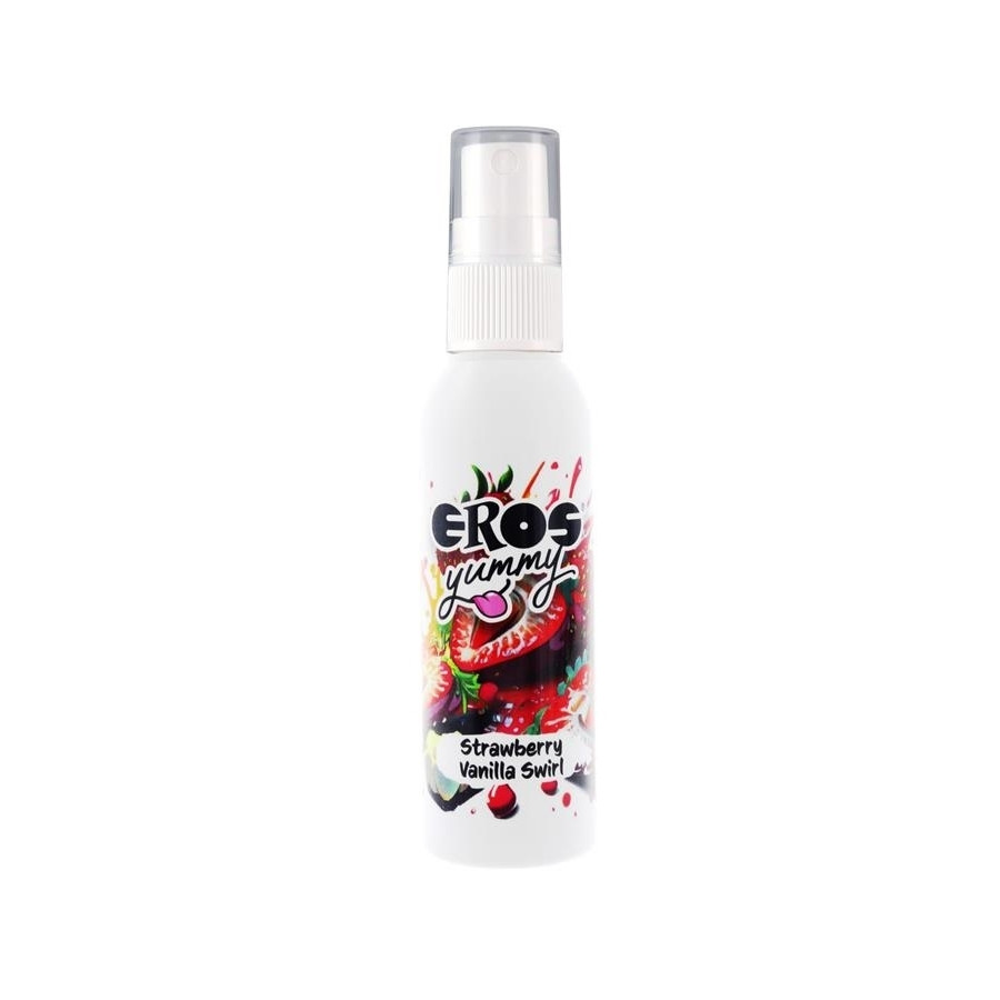 Spray Corporel à Lécher Yummy Fraise Vanille 50 ml Spray Corporel à Lécher Yummy Fraise Vanille 50 ml