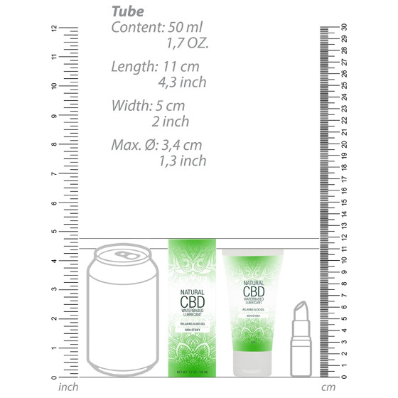 Lubrifiant Eau Natural CBD 50ml