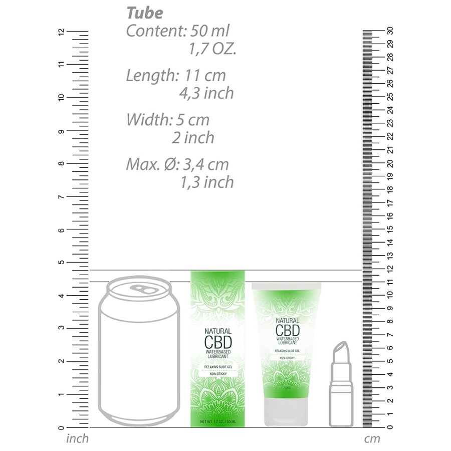 Lubrifiant Eau Natural CBD 50ml