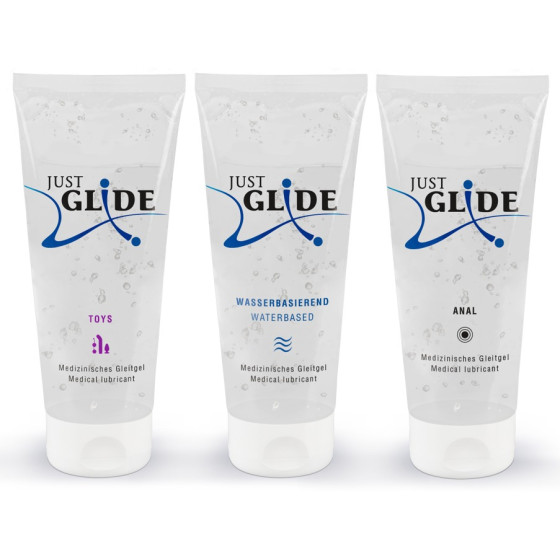 Pack Lubrifiant Eau Just Glide 200ml x3