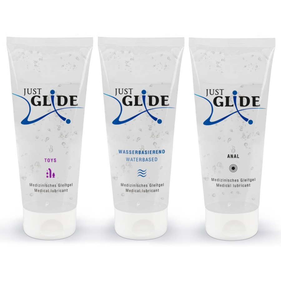 Pack Lubrifiant Eau Just Glide 200ml x3 Pack Lubrifiant Eau Just Glide 200ml x3