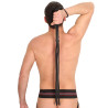 Martinet 11 brins en cuir et manche en bois 75cm