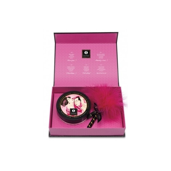 Poudre de Massage Délectable Émotion de framboise 75gr