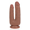 Double Gode Double Trouble 15 x 4.5cm Marron