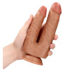 Double Gode Double Trouble 15 x 4.5cm Marron