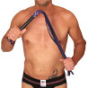 MARTINET BRINS EN CUIR VIOLET - 78cm - MANCHE EN BOIS