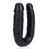 Double Gode U Shape 12 x 3cm Noir