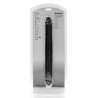 Double Gode Straight Slim 35.5 x 3.8cm Noir