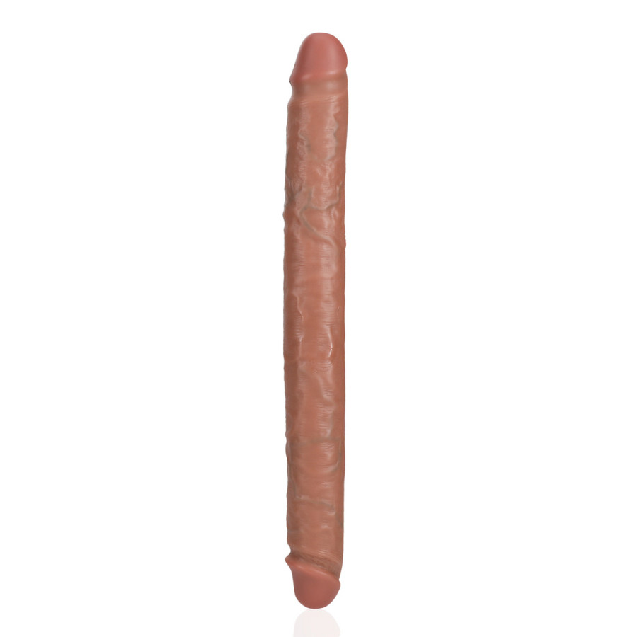 Double Gode Straight Slim 35.5 x 3.8cm Marron