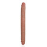 Double Gode Straight Slim 35.5 x 3.8cm Marron