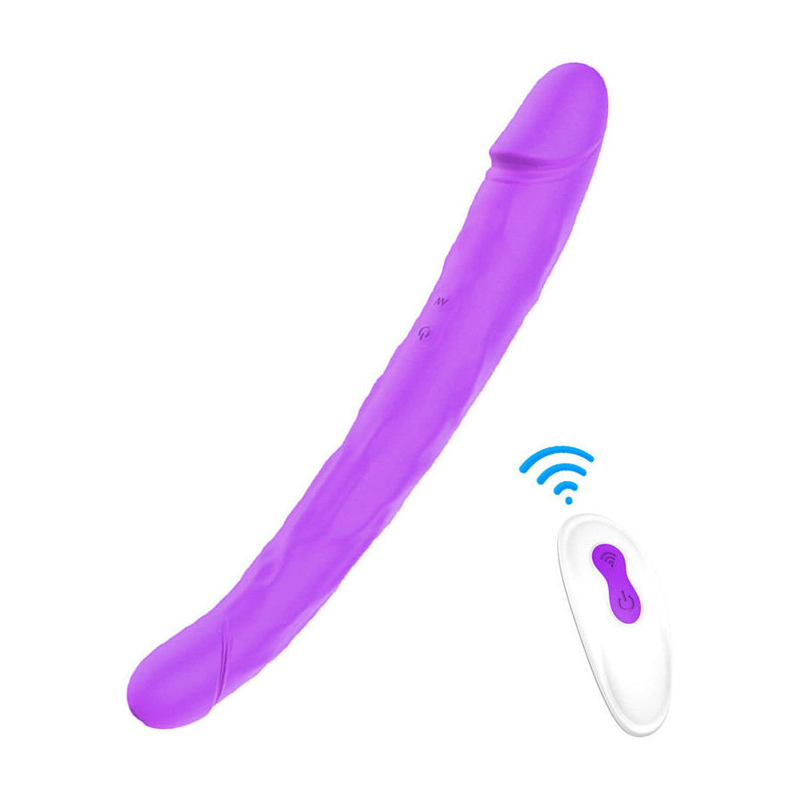 Double gode vibrant King 3 - 31 x 4cm Violet Double gode vibrant King 3 - 31 x 4cm Violet