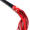 MARTINET BRINS EN CUIR ROUGE - 78cm - MANCHE EN BOIS