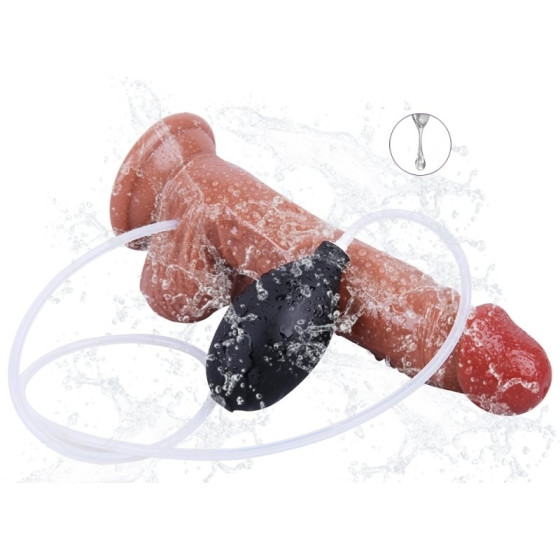 Gode Éjaculateur Softy Cum 14 x 3.5cm Marron