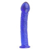 Gode en Verre Lazuly 16 x 3.4cm Bleu