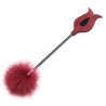 Cravache-Plumeau Victoria Pourpre 43cm