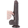 Gode Sliding Skin 17 x 3.5cm Noir