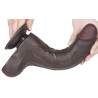 Gode Sliding Skin 16 x 4.2 cm Noir
