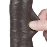 Gode Sliding Skin 14.5 x 4cm Noir
