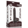 Sliding Skin Dildo 13 x 3.7cm Black