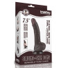 Gode Sliding Skin 14 x 3.5 cm Noir