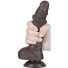 Gode Sliding Skin 14 x 3.5 cm Noir