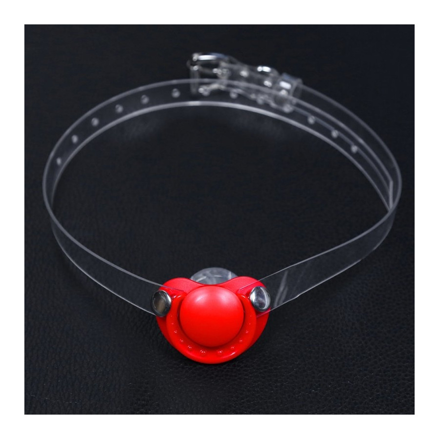 Bâillon Tétine Tot Gag Rouge
