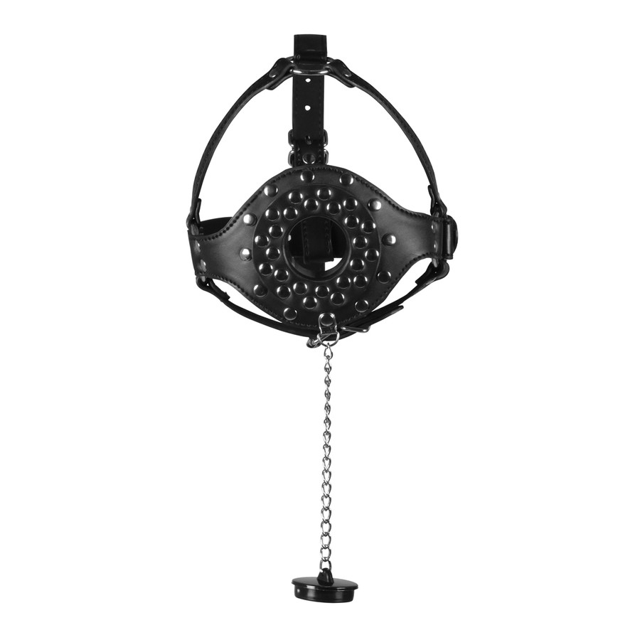 Bâillon Muselière Open Stopper Noir