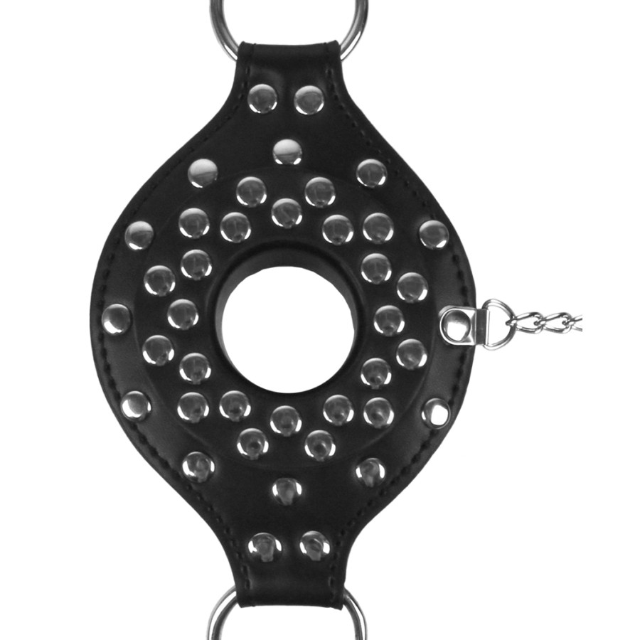 Bâillon Muselière Open Stopper Noir