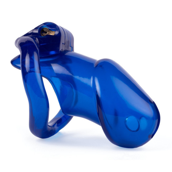 Cage de chasteté Lock Up 9.4 x 3.2cm Bleue