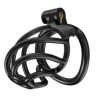 Cage de chasteté Tortille M 7 x 3.4 cm Noire