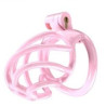 Cage de chasteté Tortille M 7 x 3.4 cm Rose
