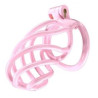 Cage de chasteté Tortille L 9.5 x 3.4 cm Rose