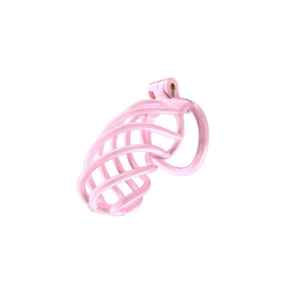 Cage de chasteté Tortille XL 11 x 3.4 cm Rose