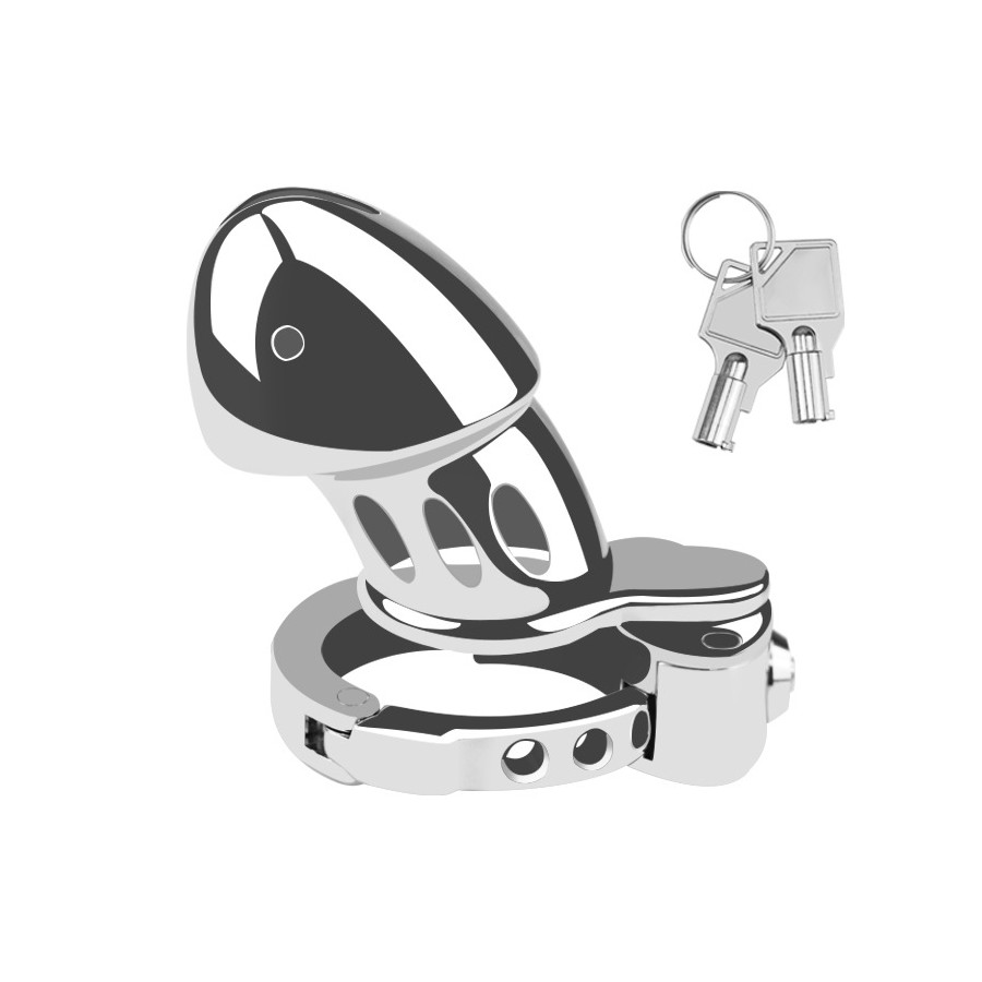 Cage de Chasteté en acier Dickcuffs 10.5 x 3.5cm