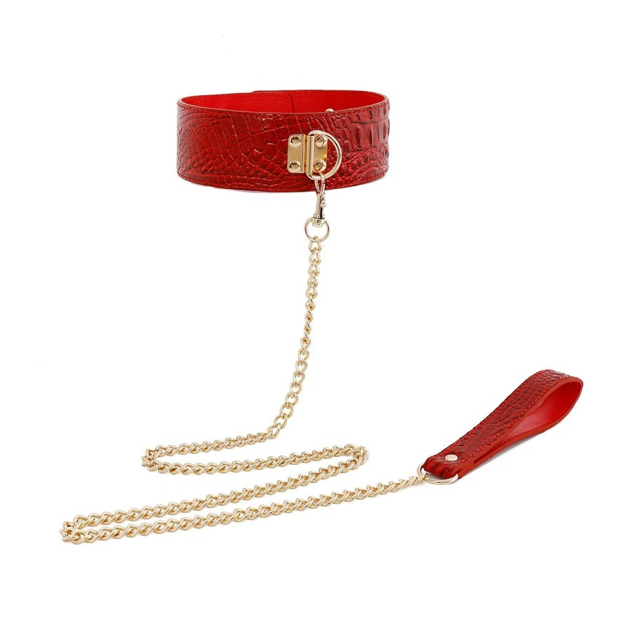Crocodile Pattern Role Play Punishment Kit RED