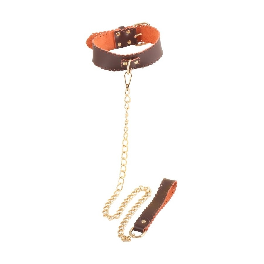 Brown Real Leather Bondage Kit