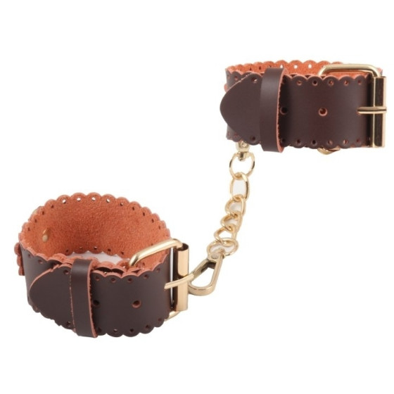 Brown Real Leather Bondage Kit